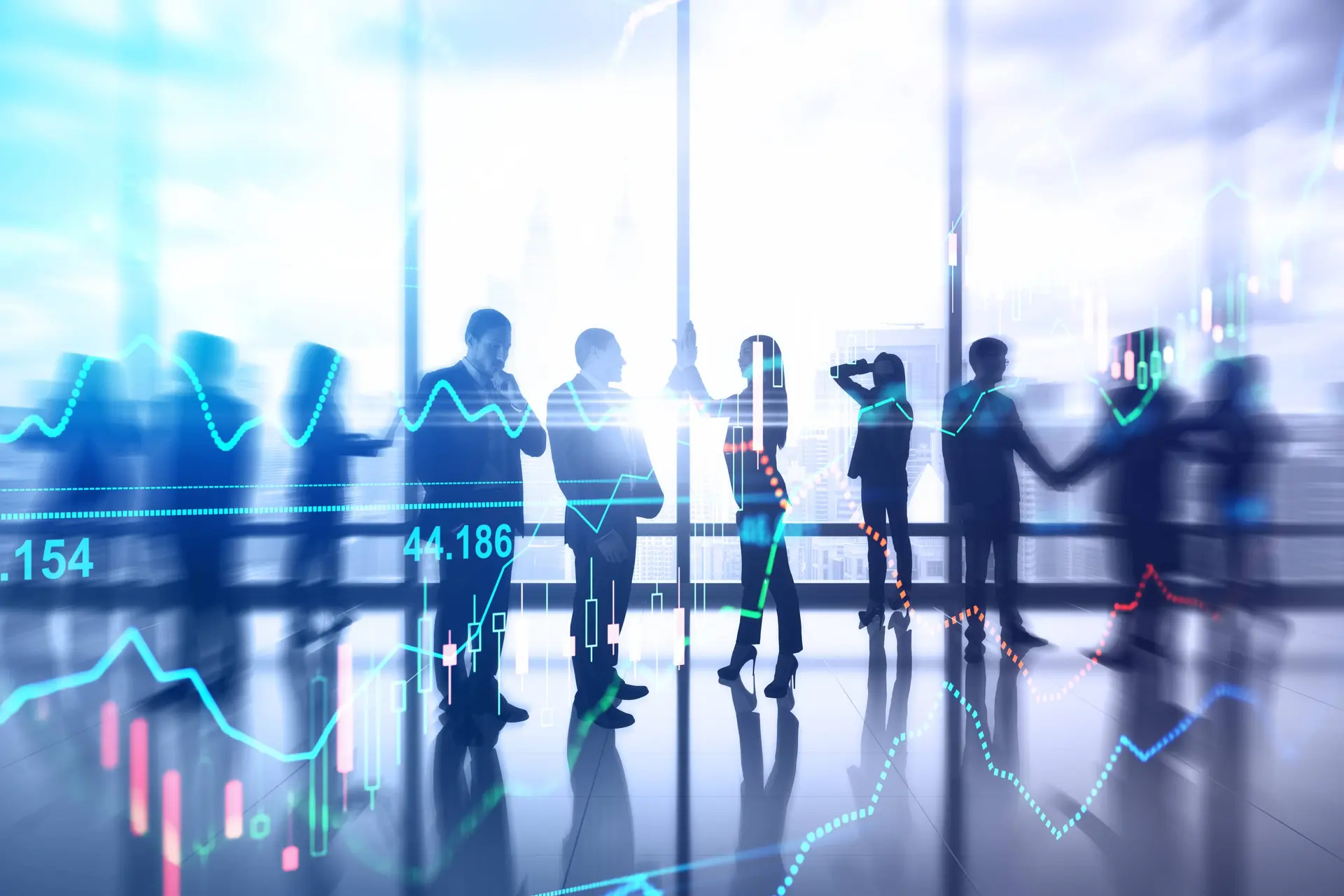 Fintech industry illustration