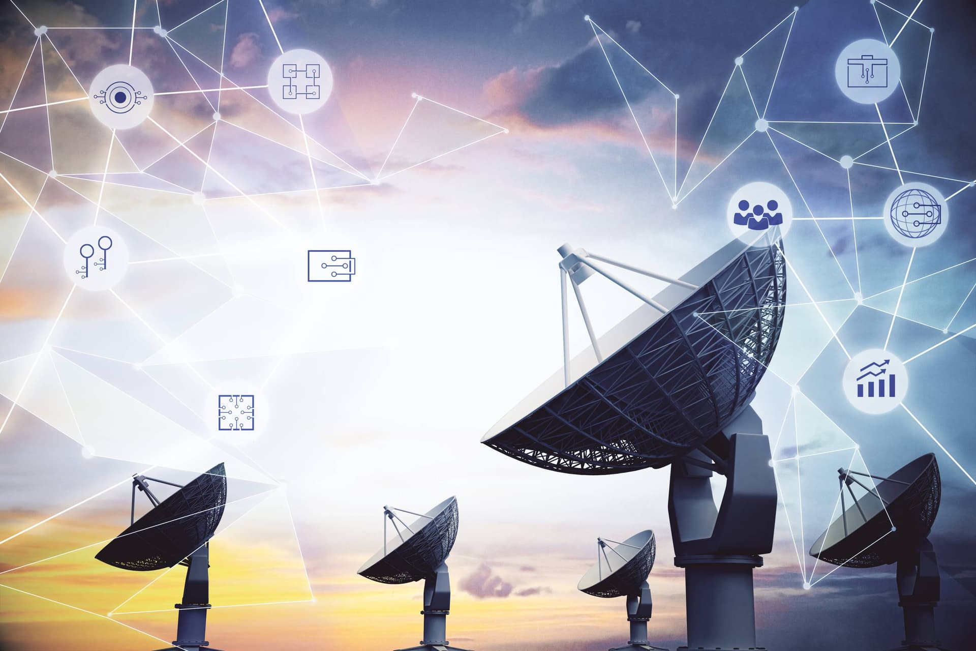 Telecom industry illustration