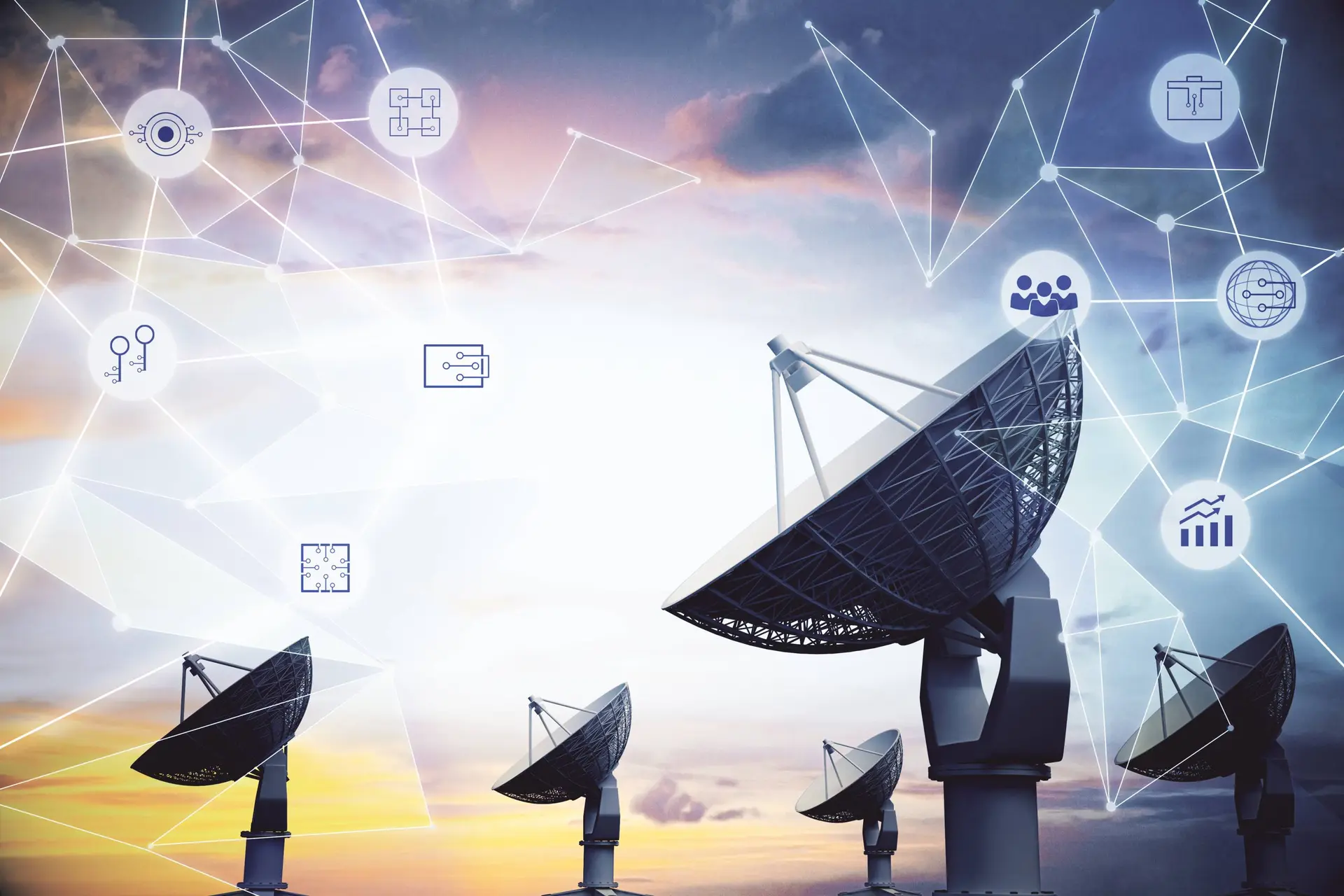 Telecom industry illustration